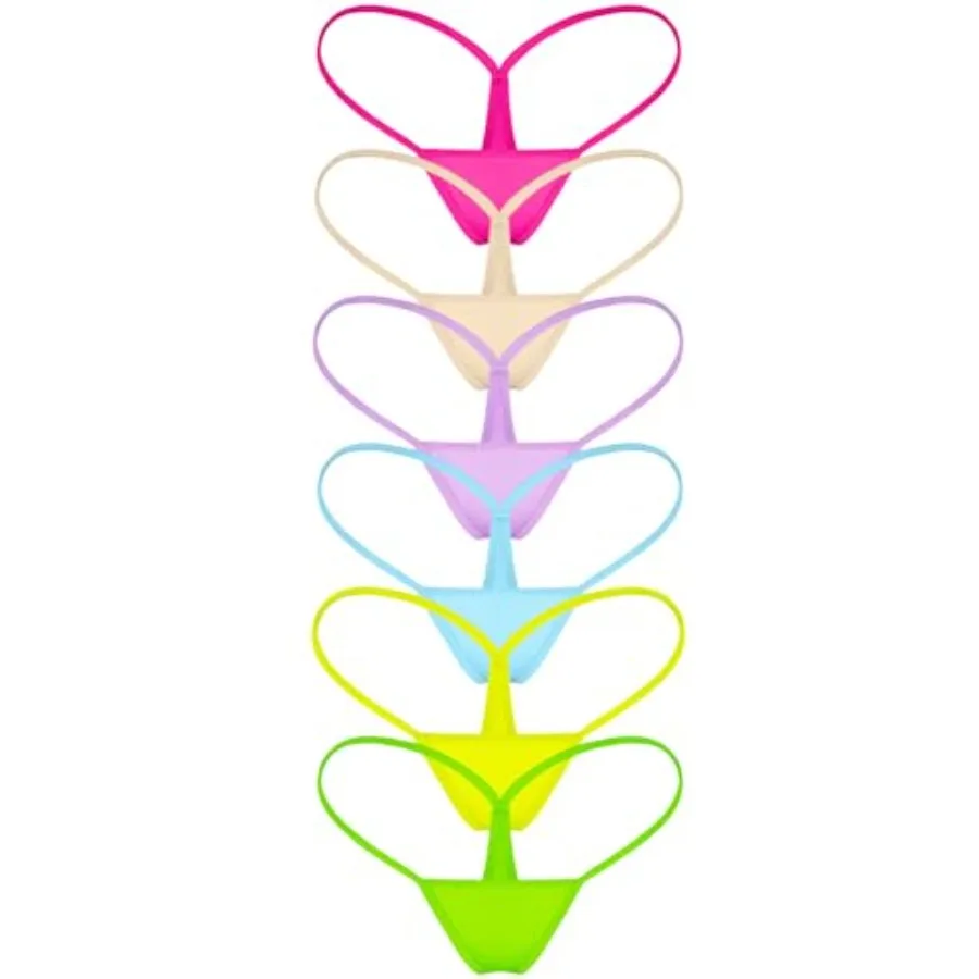 Womens G String Thongs Micro Back Tiny Panties Low Rise No Show Bikini Bottom Daily Underwear
Womens G String Thongs Micro Back Tiny Panties Low Rise No Show Bikini Bottom Daily Underwear