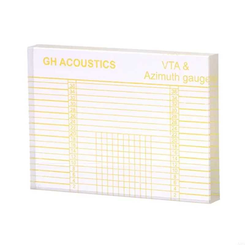 A3PA High Performance Tonearm VTA & Cartridge Azimuth Alignment Ruler Quality Acrylic Material Headshell Alignment Block
A3PA High Performance Tonearm VTA & Cartridge Azimuth Alignment Ruler Quality Acrylic Material Headshell Alignment Block