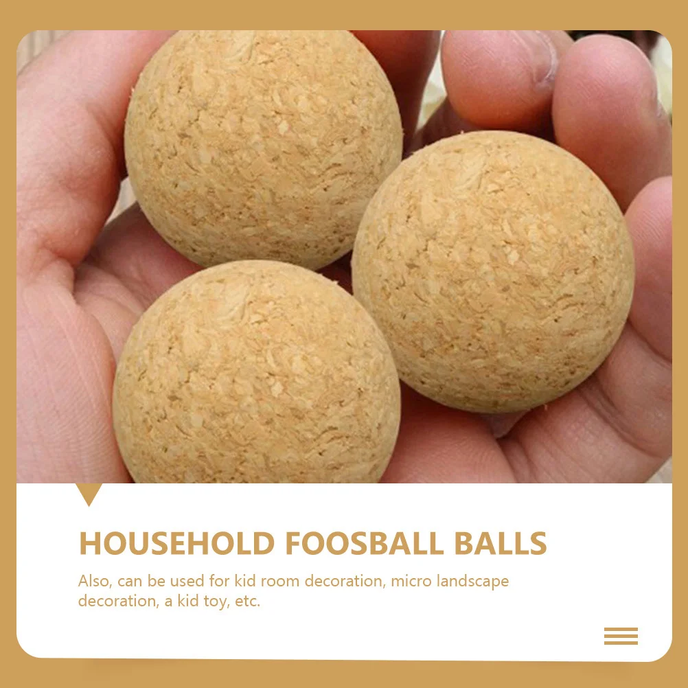 3Pcs Wood Foosball Balls Tabletop Football Equipment Fine Craftsmanship Smooth Surface Ideal for Mall Home Recreation Use
3Pcs Wood Foosball Balls Tabletop Football Equipment Fine Craftsmanship Smooth Surface Ideal for Mall Home Recreation Use