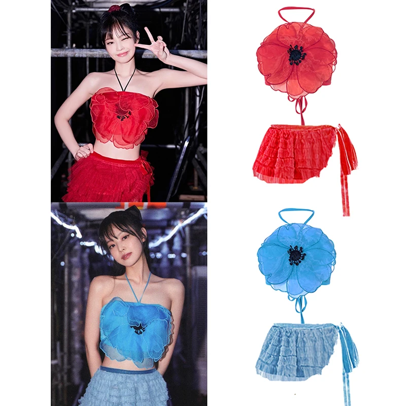 2023 Korean Kpop Idol Singer Costume Flower Tops Skirt Sexy Y2K Clothes Women Jazz Performance Wear Concert Stage Wear JL5880
2023 Korean Kpop Idol Singer Costume Flower Tops Skirt Sexy Y2K Clothes Women Jazz Performance Wear Concert Stage Wear JL5880