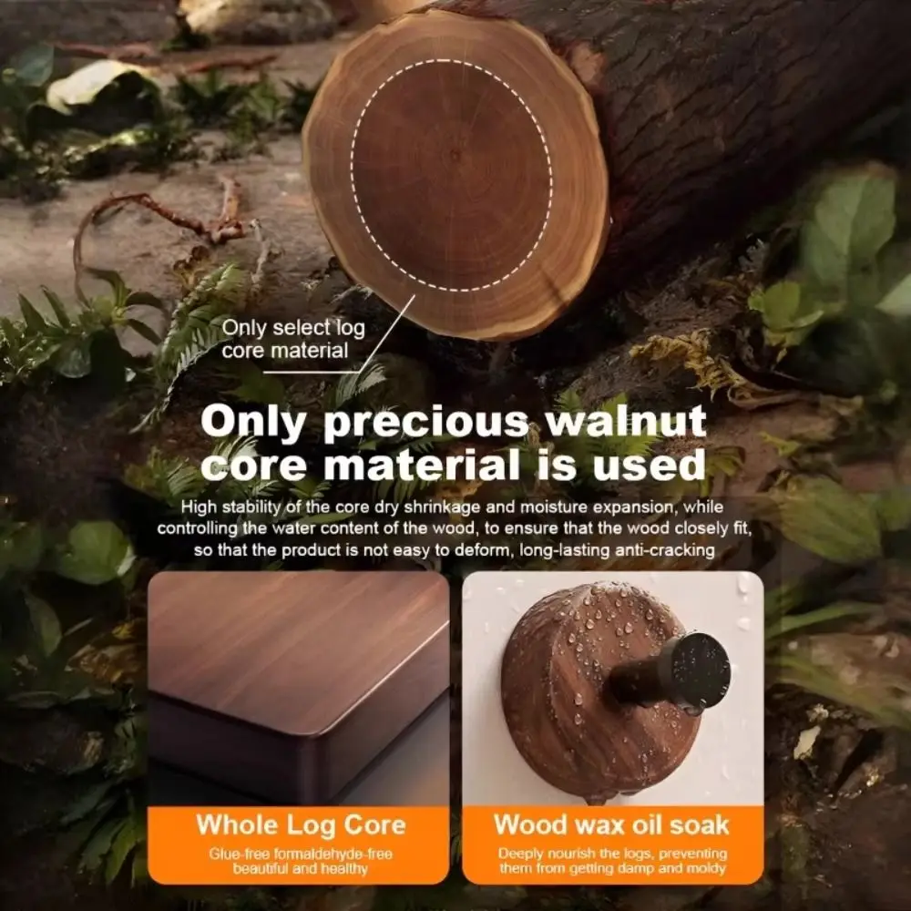 Hat Rack Creamy Style Solid Wood Hook Round Design Natural Walnut Coat Hook Metal Pothook Wall Mounted Single Hook Bathroom
Hat Rack Creamy Style Solid Wood Hook Round Design Natural Walnut Coat Hook Metal Pothook Wall Mounted Single Hook Bathroom