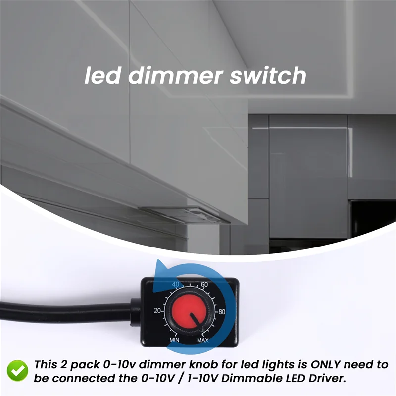 A63X-DC 0/1-10V Knob LED Dimmer, Low Voltage Passive Dimmer PWM Dimming For 0-10V Or 1-10V Dimmable Electronic LED Driver
A63X-DC 0/1-10V Knob LED Dimmer, Low Voltage Passive Dimmer PWM Dimming For 0-10V Or 1-10V Dimmable Electronic LED Driver