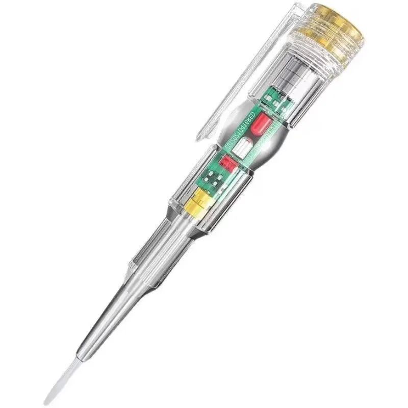 Voltage Tester Pen Screwdriver Probe light Voltage Tester Detector Electrical Screwdriver Indicator Circuit Tester for Household
Voltage Tester Pen Screwdriver Probe light Voltage Tester Detector Electrical Screwdriver Indicator Circuit Tester for Household