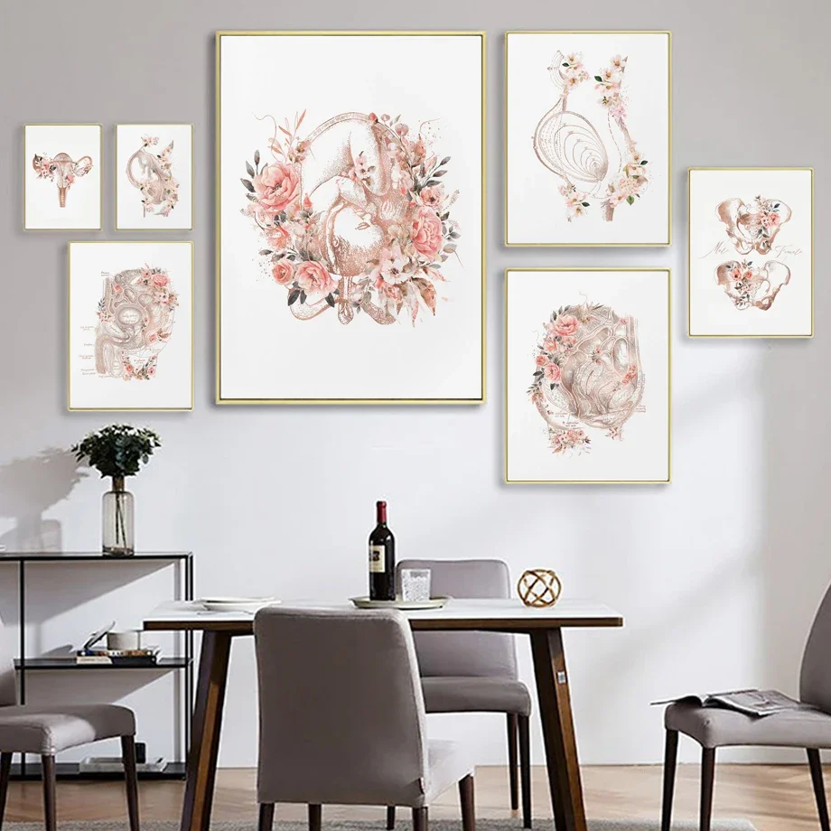 Female Reproductive System Pregnant Uterus Art Baby Flower Canvas Painting Posters And Prints Wall Pictures For Bedroom Decor
Female Reproductive System Pregnant Uterus Art Baby Flower Canvas Painting Posters And Prints Wall Pictures For Bedroom Decor