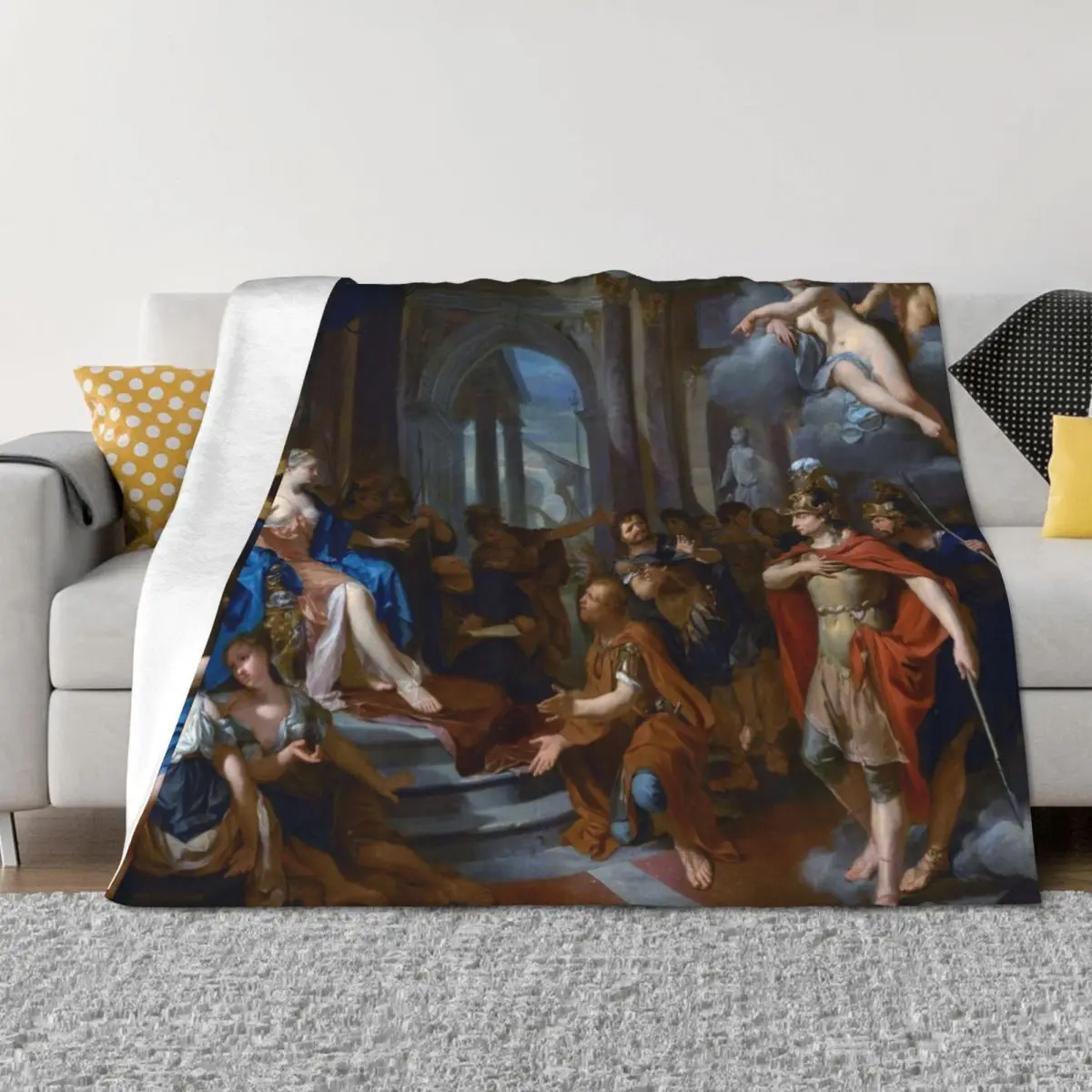 Dido and Aeneas by Nicolas Verkolye (c 1719) Throw Blanket Sofas Cute Shaggy Flannel Blankets
Dido and Aeneas by Nicolas Verkolye (c 1719) Throw Blanket Sofas Cute Shaggy Flannel Blankets