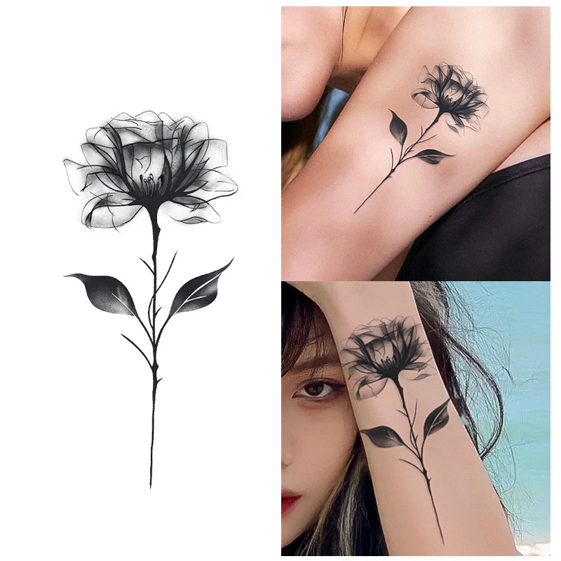 TATTOO 1PC Summer Flower Temporary Tattoos Sticker Waterproof Cool Dark Style Unisex Water Transfer Fake Tattoo Accessory
TATTOO 1PC Summer Flower Temporary Tattoos Sticker Waterproof Cool Dark Style Unisex Water Transfer Fake Tattoo Accessory
