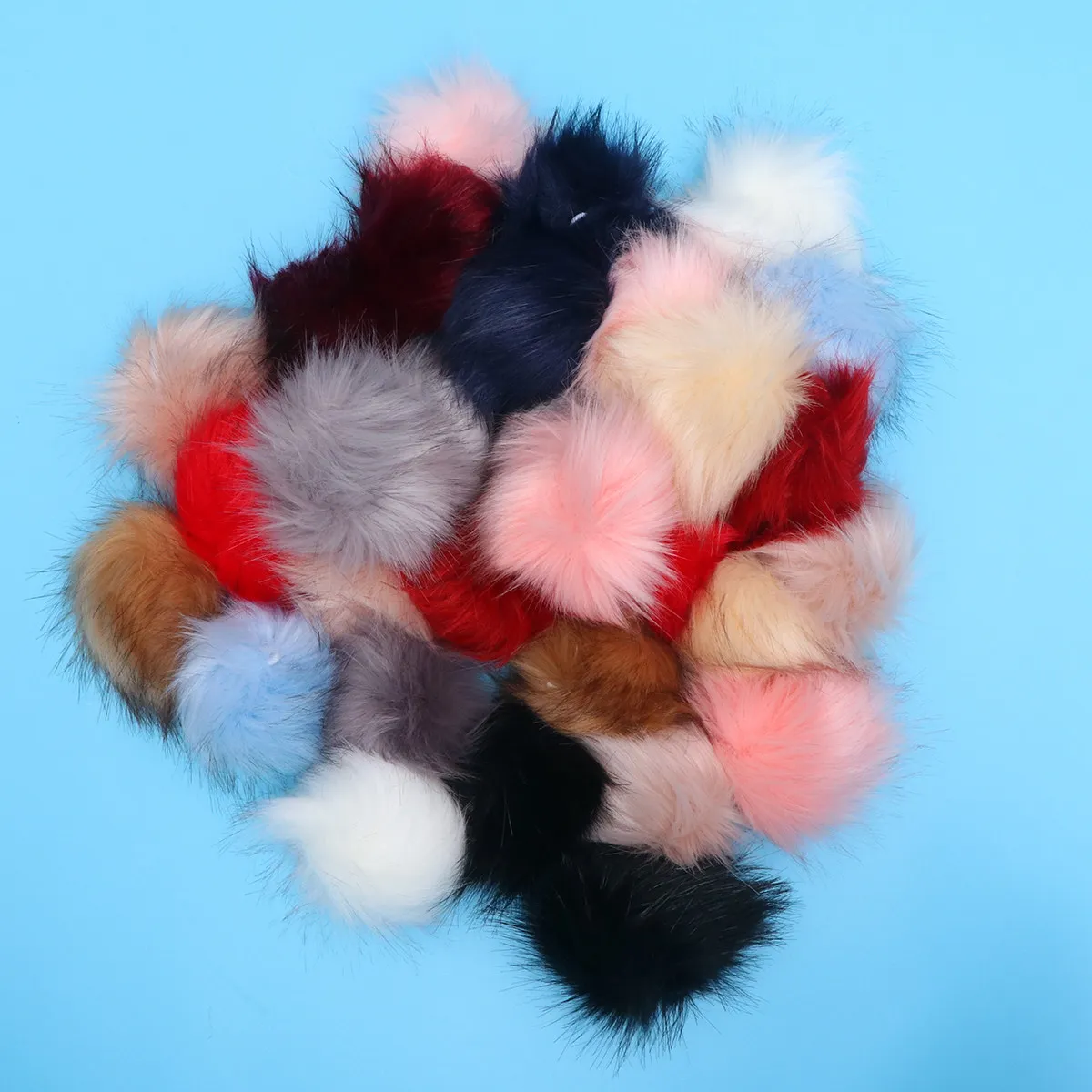 30Pcs Simulated Hairballs Pom Rubber Band Key Chain Backpack Pendant Decoration Craft Poms Ornament for
30Pcs Simulated Hairballs Pom Rubber Band Key Chain Backpack Pendant Decoration Craft Poms Ornament for