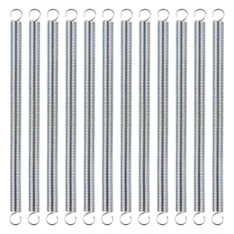 652F 12Pcs Small Extension Spring Stainless Steel Highly Elastic for Machinery Construction Industrial Spirals Spring
652F 12Pcs Small Extension Spring Stainless Steel Highly Elastic for Machinery Construction Industrial Spirals Spring