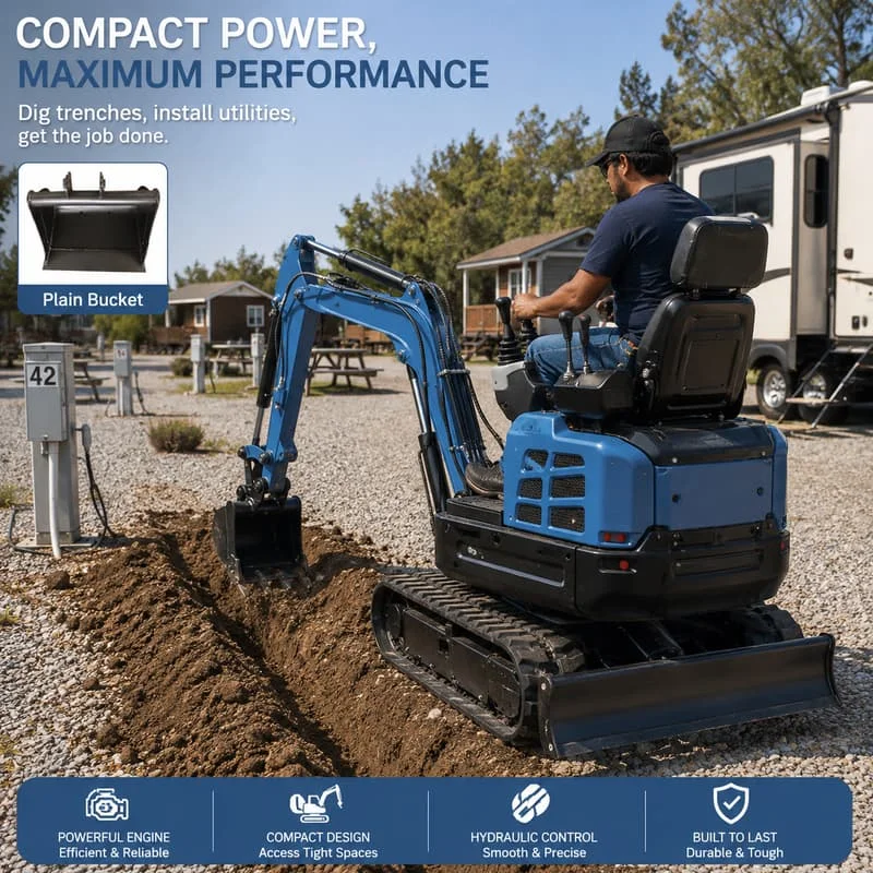 3 Ton Mini Excavator Compact Digger CE Euro5 Customized Equipment for Construction Farming and Material Moving Tasks
3 Ton Mini Excavator Compact Digger CE Euro5 Customized Equipment for Construction Farming and Material Moving Tasks