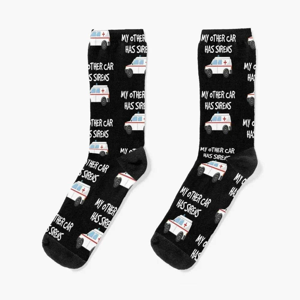 Funny EMTs My Other Car Has Sirens design for Paramedics Socks winter thermal man fashionable floral Socks Men's Women's
Funny EMTs My Other Car Has Sirens design for Paramedics Socks winter thermal man fashionable floral Socks Men's Women's