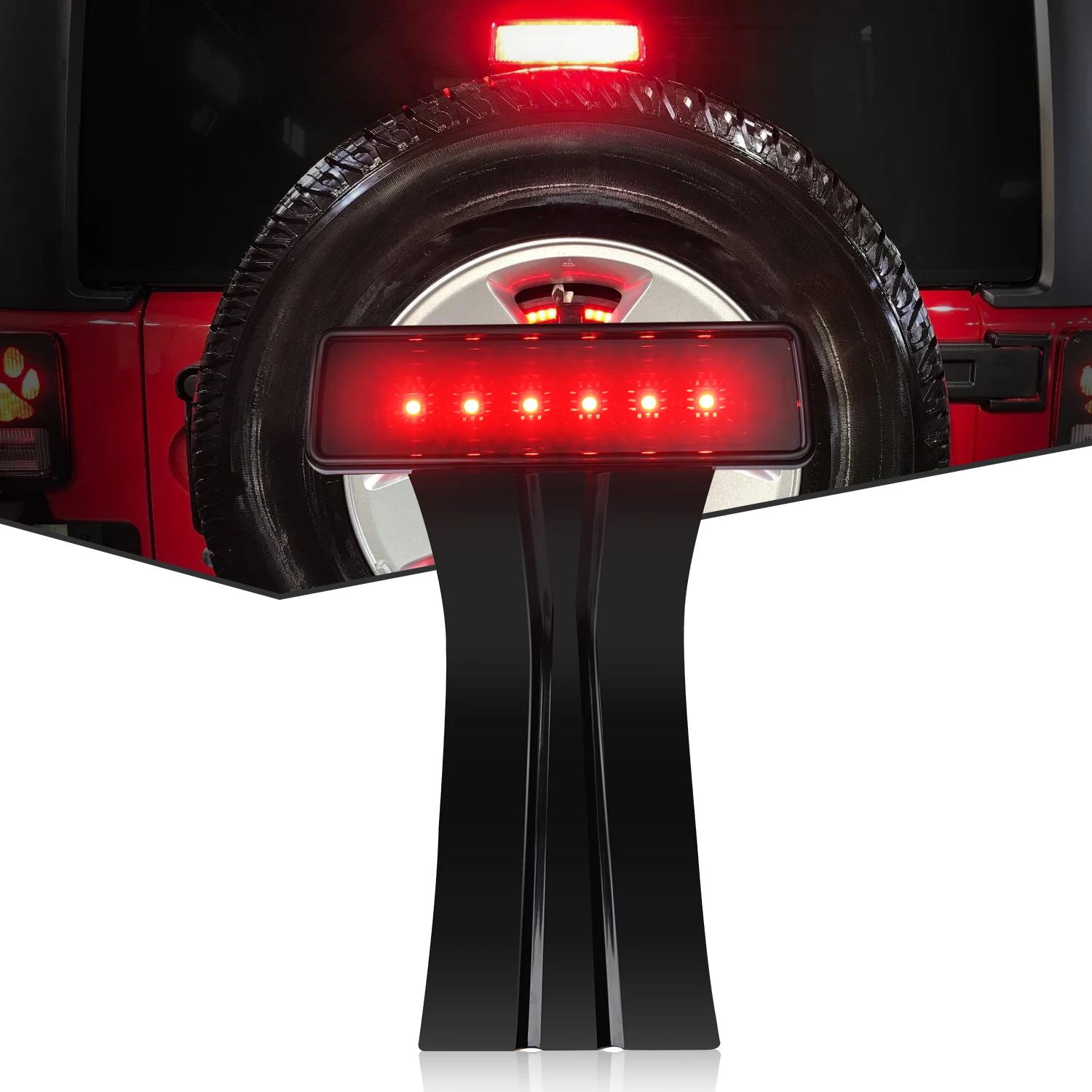 Nilight LED Third Brake Lights High Mount Stop Tail Light with Smoked Lens for 2007-2018 Wrangler JK Car Accessories
Nilight LED Third Brake Lights High Mount Stop Tail Light with Smoked Lens for 2007-2018 Wrangler JK Car Accessories