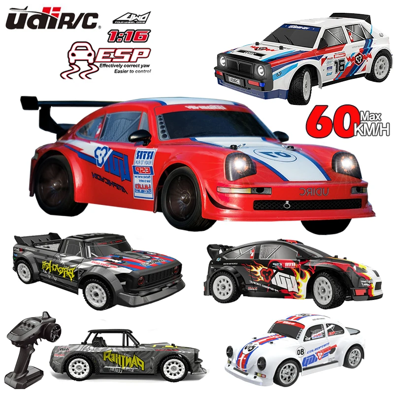 Udirc RC Racing Car 1/16 UD1601 UD1602 UD1603 UD1604 UD1607 UD1608 RC Car High Speed Truck 2.4G 4WD Remote Control Drift Car
Udirc RC Racing Car 1/16 UD1601 UD1602 UD1603 UD1604 UD1607 UD1608 RC Car High Speed Truck 2.4G 4WD Remote Control Drift Car