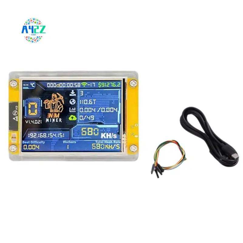 A42Z-680KH/S Nmminer Nerdminer 3.5 Inch Big Display Bitcoin Crypto Solo Lottery Miner Upgraded Harshrate Nerdminer
A42Z-680KH/S Nmminer Nerdminer 3.5 Inch Big Display Bitcoin Crypto Solo Lottery Miner Upgraded Harshrate Nerdminer