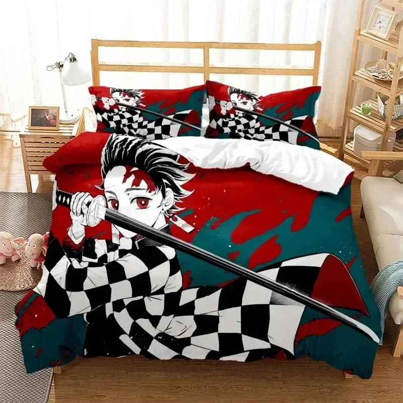 3D Anime Demon Slayer Bedding Set Nezuko Tanjirou Printed Bed Set Duvet Cover Pillowcase Linen Sheet Quilt Cover Queen King Size
3D Anime Demon Slayer Bedding Set Nezuko Tanjirou Printed Bed Set Duvet Cover Pillowcase Linen Sheet Quilt Cover Queen King Size