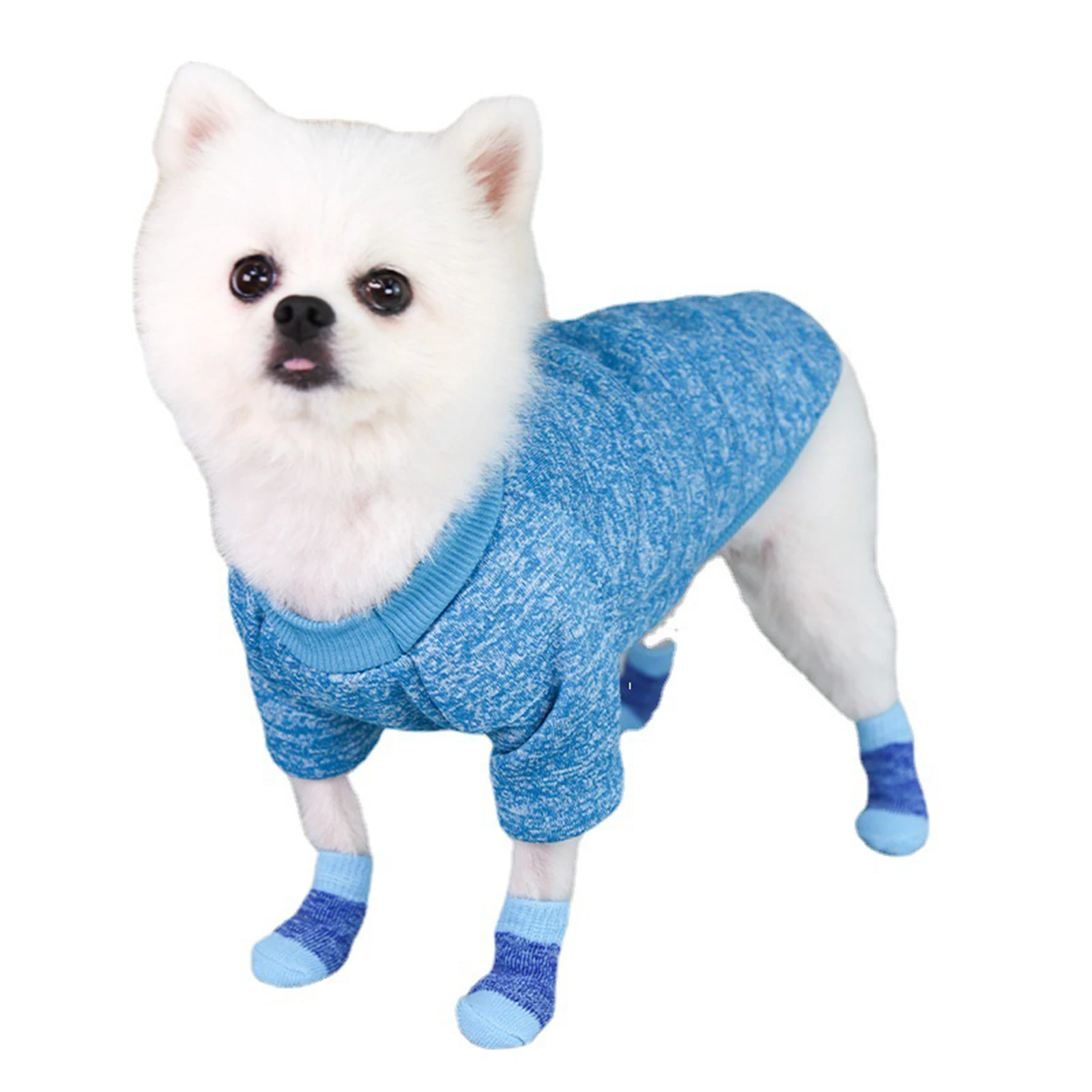 8 pcs Pet Socks Dog Socks Cat Boots Knitted AntiSlip Paw Protectors Warm Elastic Winter Fashion Pet Accessories
8 pcs Pet Socks Dog Socks Cat Boots Knitted AntiSlip Paw Protectors Warm Elastic Winter Fashion Pet Accessories