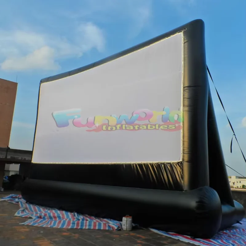 Outdoor Inflatable Screen Movie Cinema Inflatable Movie Screen with Projector White Inflatable Led Screen
Outdoor Inflatable Screen Movie Cinema Inflatable Movie Screen with Projector White Inflatable Led Screen