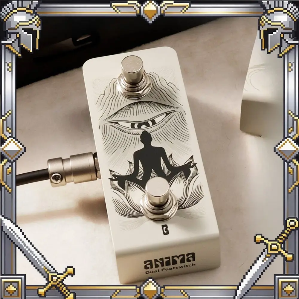 KLOWRA Anima Dual Momentary Guitar Footswitch TRS External Foot Controller for Multi-Effects Looper Pedals No Battery Required
KLOWRA Anima Dual Momentary Guitar Footswitch TRS External Foot Controller for Multi-Effects Looper Pedals No Battery Required