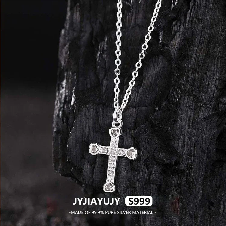 Цепочка JYJIAYUJY из чистого серебра 100% пробы, S999, 45 см, 12 мм, цепочка с подвеской-крестом, полностью циркониевая, модные ювелирные украшения JYN98
Цепочка JYJIAYUJY из чистого серебра 100% пробы, S999, 45 см, 12 мм, цепочка с подвеской-крестом, полностью циркониевая, модные ювелирные украшения JYN98