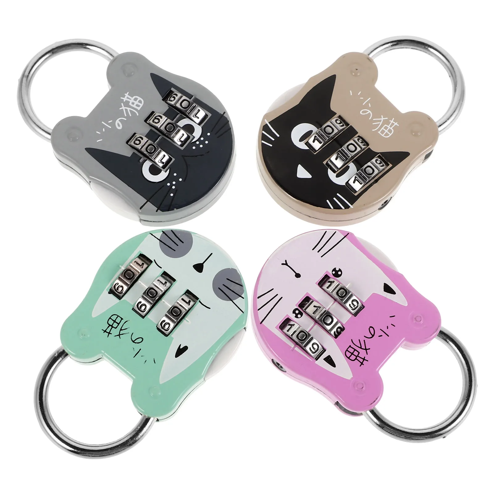 4pcs Cartoon Table Cabinet Locks Sturdy Metal Digital Padlocks RustProof WeatherResistant Mini Locker Lock Home Accessories
4pcs Cartoon Table Cabinet Locks Sturdy Metal Digital Padlocks RustProof WeatherResistant Mini Locker Lock Home Accessories