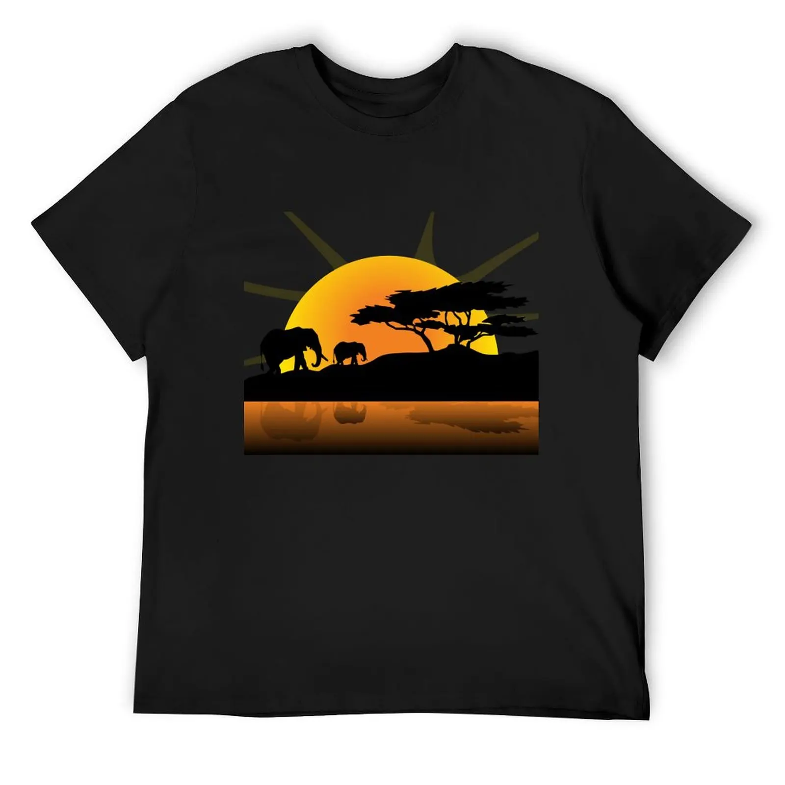 Wild Animals on African Savanna Sunset T-Shirt kawaii clothes vintage graphic tee vintage Blouse mens designer clothes
Wild Animals on African Savanna Sunset T-Shirt kawaii clothes vintage graphic tee vintage Blouse mens designer clothes