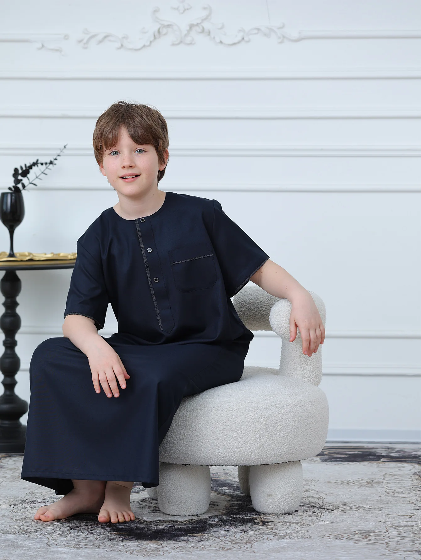 Islamic Boys Short Sleeve Robe Arabic Jubba Thobe Kids Dishdasha Daffah Muslim Dress Turkey Caftan Prayer Outfit For Teen Kaftan
Islamic Boys Short Sleeve Robe Arabic Jubba Thobe Kids Dishdasha Daffah Muslim Dress Turkey Caftan Prayer Outfit For Teen Kaftan