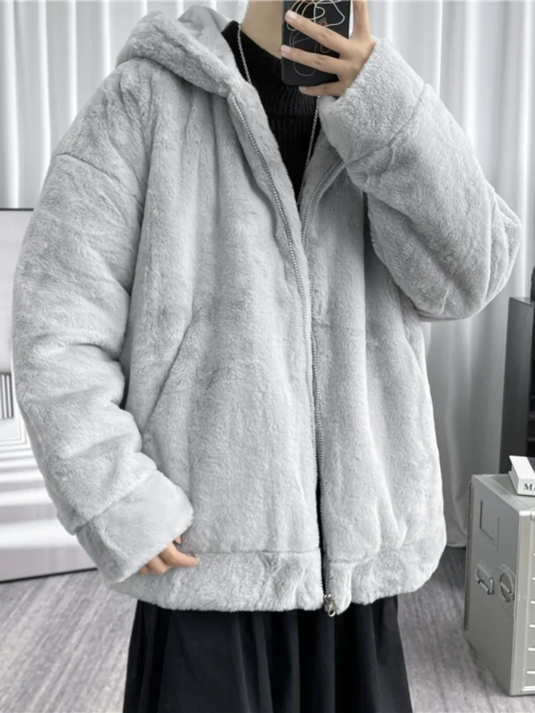 Lamb Fur Jaet Men's High-End Cotton Winter Thi Warm Hooded American Trendy Brand Lamb Hair Cotton Clothes Outerwear
Lamb Fur Jaet Men's High-End Cotton Winter Thi Warm Hooded American Trendy Brand Lamb Hair Cotton Clothes Outerwear