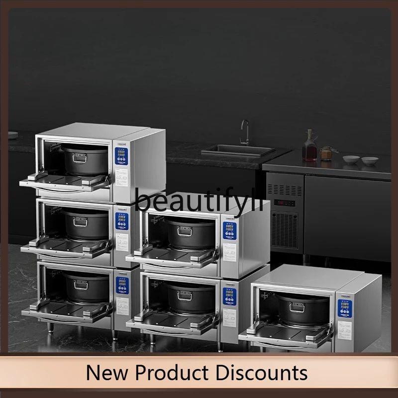 A61 Commercial Rice Steamer Cabinet Hotel Catering Equipment Electric Steamer Box Canteen Large 380V Rice Steaming Machine
A61 Commercial Rice Steamer Cabinet Hotel Catering Equipment Electric Steamer Box Canteen Large 380V Rice Steaming Machine