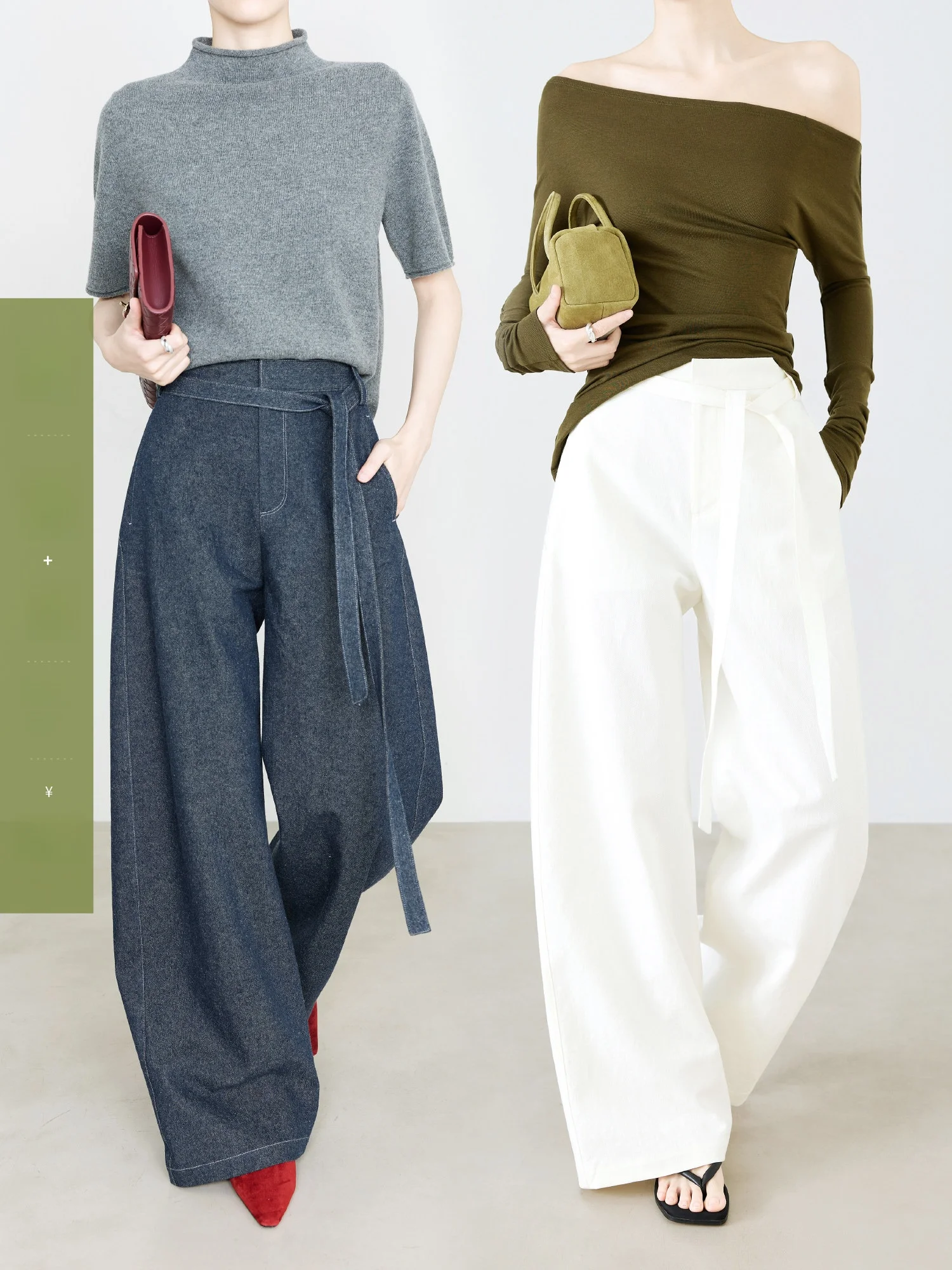 Summer White Denim Linen Pants Women's New 2026 Arc Banana Wide Leg Pants High Waist Zipper Closure Casual Straight Cut Trousers
Summer White Denim Linen Pants Women's New 2026 Arc Banana Wide Leg Pants High Waist Zipper Closure Casual Straight Cut Trousers