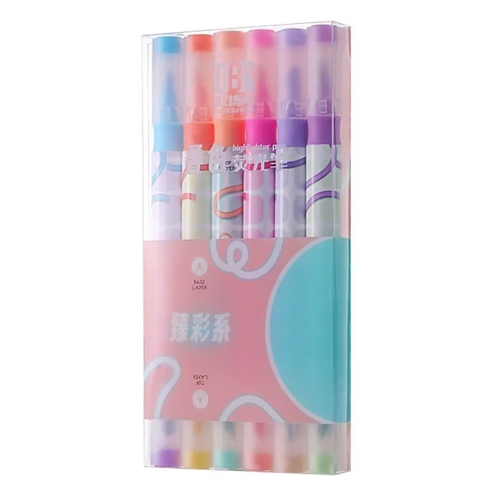 Double-ended Magic Color-changing Highlighter DIY Scrapbook Double-color Stackable Fluorescent Pen Painting Color Pen Gift
Double-ended Magic Color-changing Highlighter DIY Scrapbook Double-color Stackable Fluorescent Pen Painting Color Pen Gift