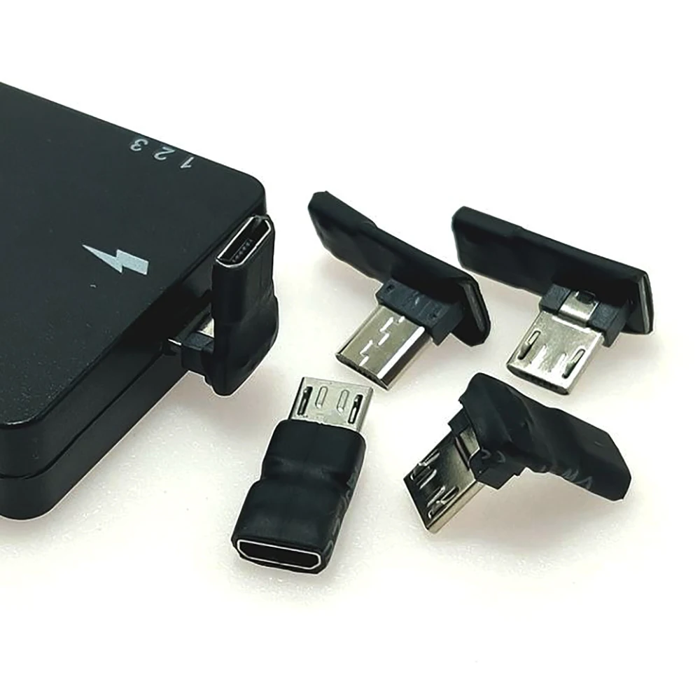 U-Shaped 90° Micro USB Adapter 5Pin Female to Male for Android Charger Data Sync Device
U-Shaped 90° Micro USB Adapter 5Pin Female to Male for Android Charger Data Sync Device