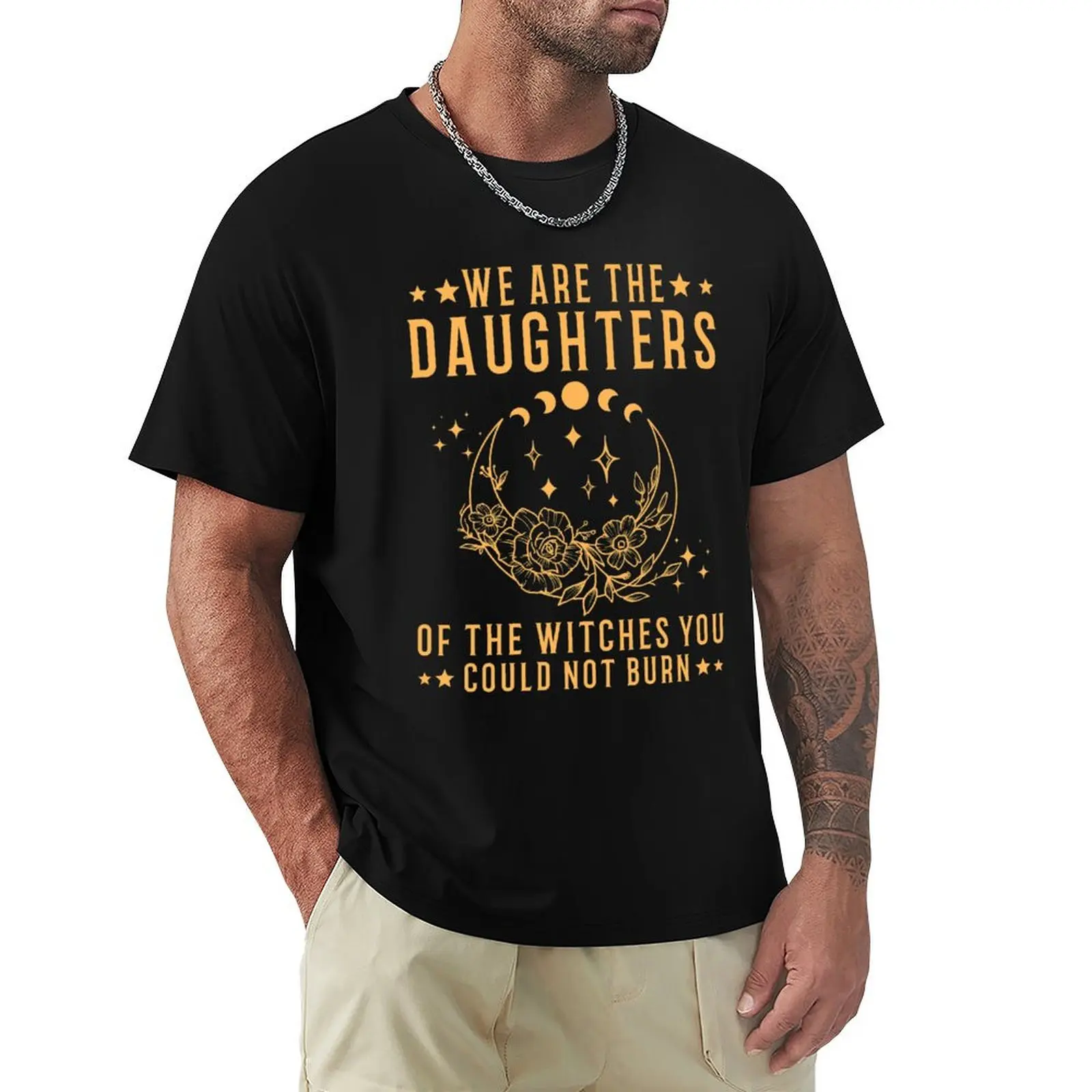 We Are The Daughters of the Witches You Could Not Burn - Vintage Sunset Funny Halloween Witch Costume T-Shirt
We Are The Daughters of the Witches You Could Not Burn - Vintage Sunset Funny Halloween Witch Costume T-Shirt