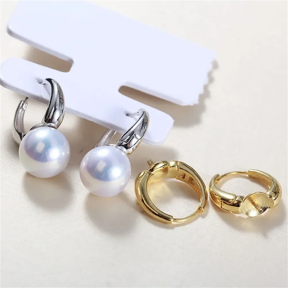 S925 Sterling Silver Pearl Earring Settings DIY Jewelry Making Supplies Blank Earring Posts for Handcrafted Accessories No Pearl
S925 Sterling Silver Pearl Earring Settings DIY Jewelry Making Supplies Blank Earring Posts for Handcrafted Accessories No Pearl