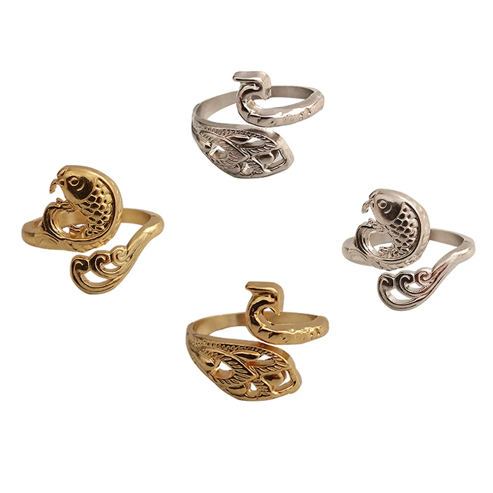 4pcs Retro Alloy Crochet Ring Multi-Purpose Open Finger Ring Knitting Accessory Braided Hook Line Supplies Yarn Guide Holder
4pcs Retro Alloy Crochet Ring Multi-Purpose Open Finger Ring Knitting Accessory Braided Hook Line Supplies Yarn Guide Holder