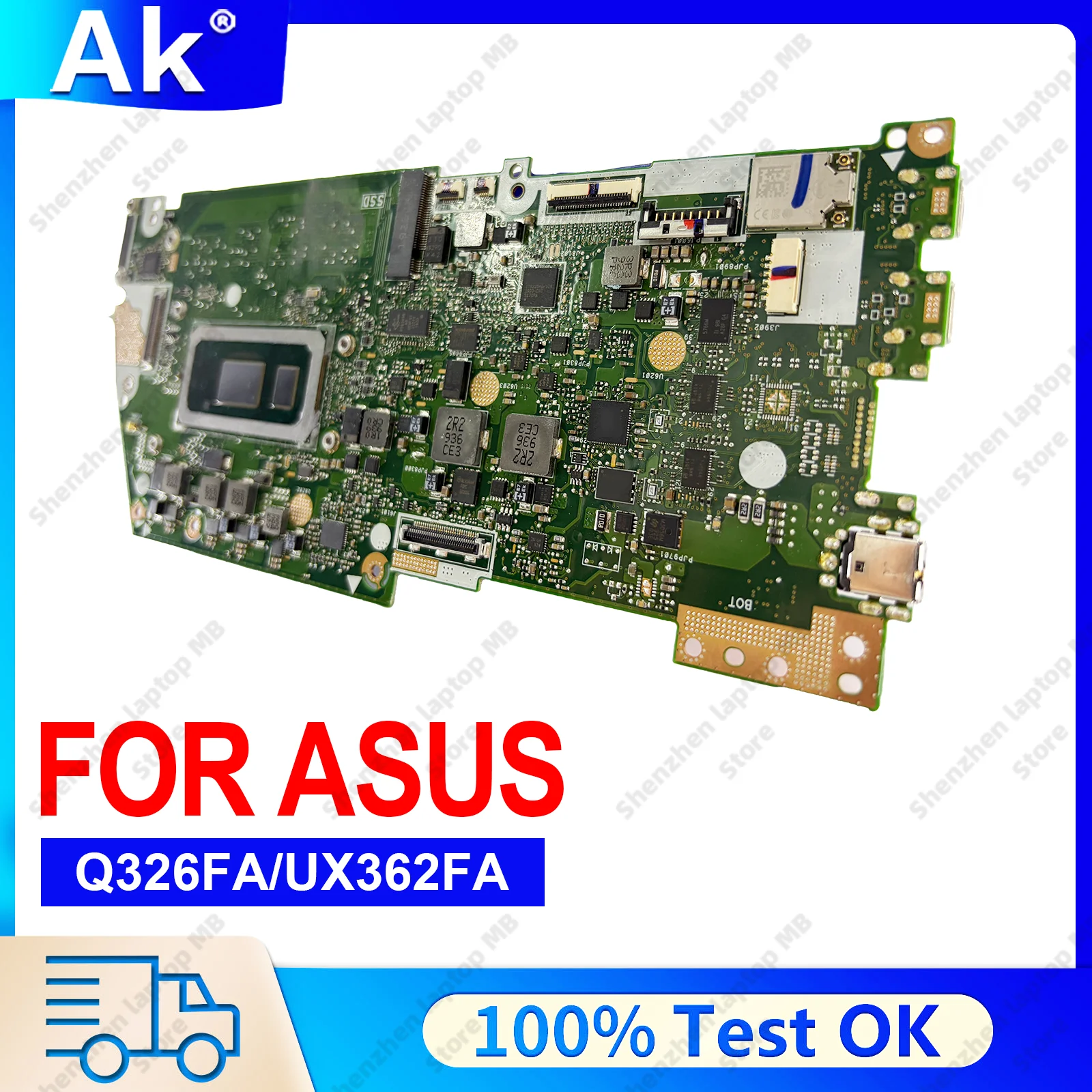 UX362FA Laptop Motherboard For ASUS ZenBook UX362F Q326FA UX362FA 13 Flip Notebook Mainboard With I3 I5 I7 CPU 100% tests OK
UX362FA Laptop Motherboard For ASUS ZenBook UX362F Q326FA UX362FA 13 Flip Notebook Mainboard With I3 I5 I7 CPU 100% tests OK