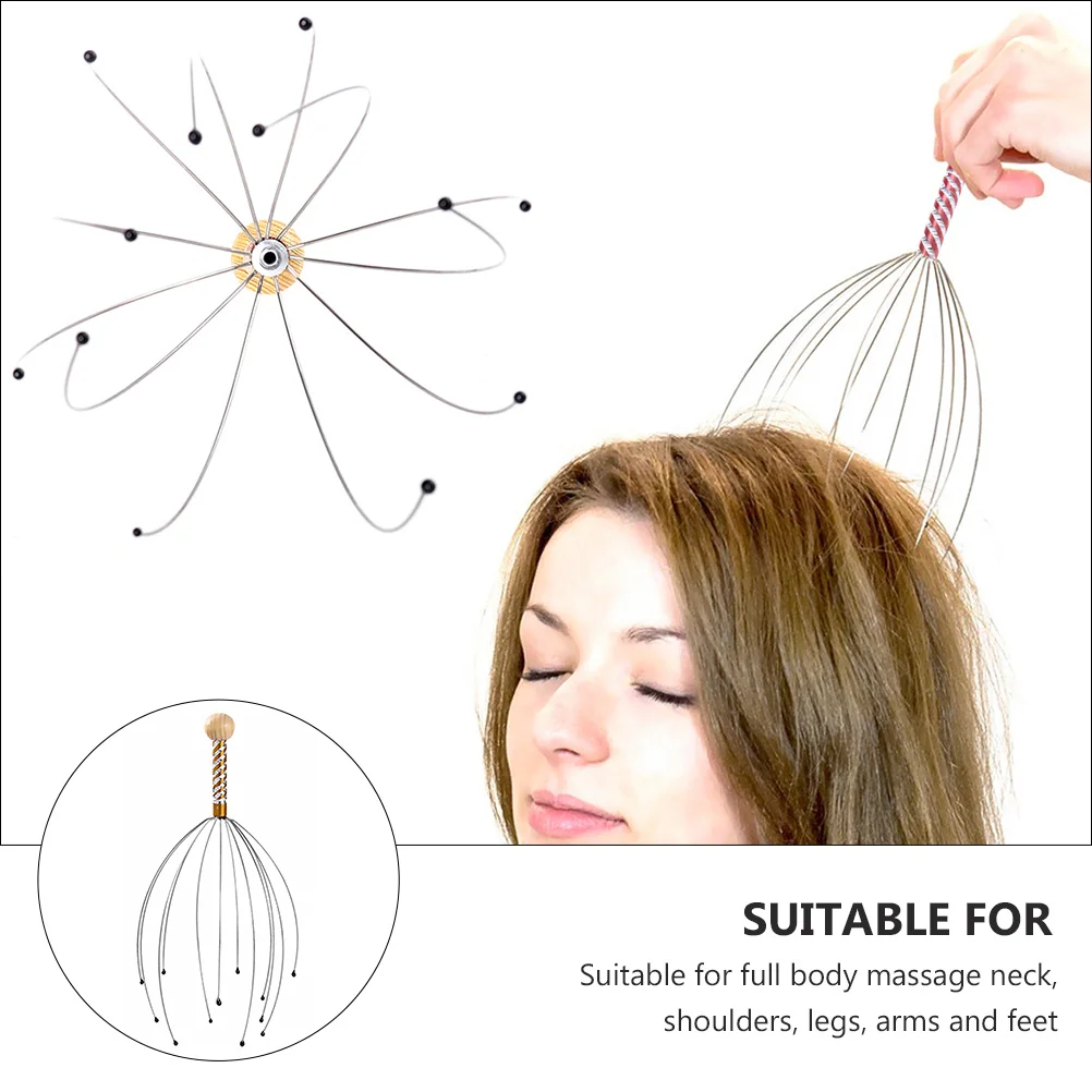 6Pcs Head Scalp Massagers Lightweight Octopus Design Stress Relief Tool Deep Relaxation Multi-Function Handheld Steel Scalp
6Pcs Head Scalp Massagers Lightweight Octopus Design Stress Relief Tool Deep Relaxation Multi-Function Handheld Steel Scalp