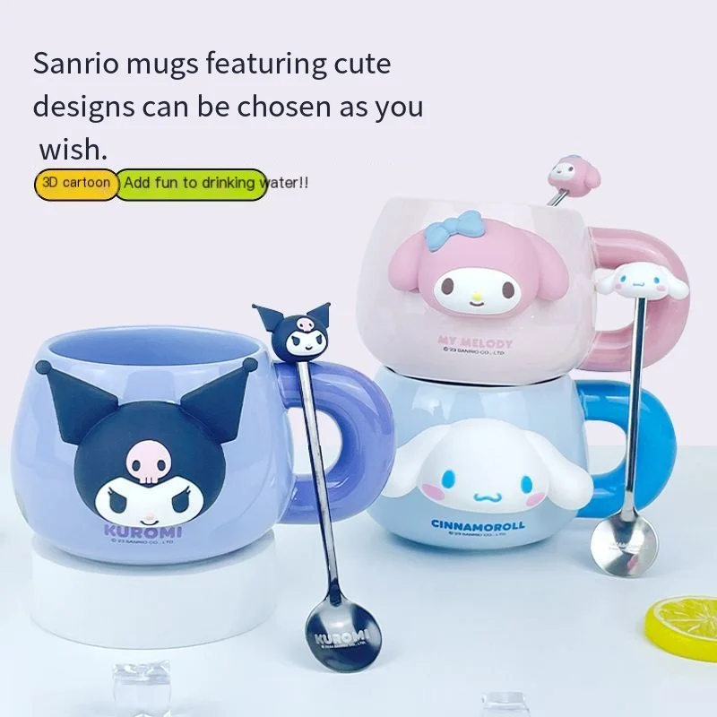 Sanrio Cinnamoroll New Kawaii Ceramic Mug with Spoon Office Home Anti Scalding Girl Heart Cartoon Big Belly Cup Gift Girlfriend
Sanrio Cinnamoroll New Kawaii Ceramic Mug with Spoon Office Home Anti Scalding Girl Heart Cartoon Big Belly Cup Gift Girlfriend