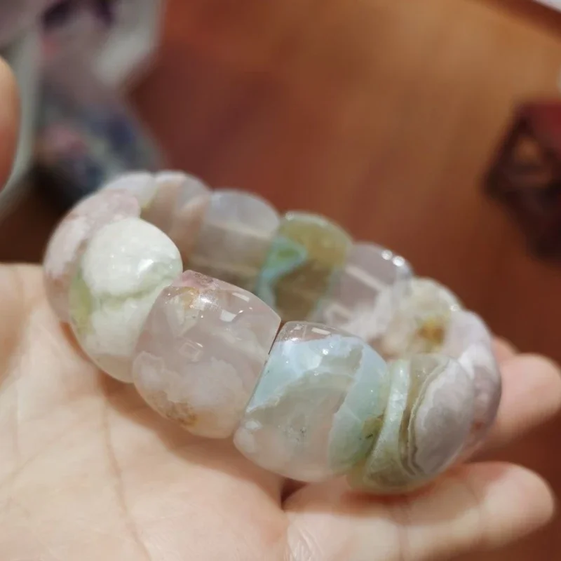 Natural Hand Row Cherry Blossom Agate Bracelet Hand Row Bracelet Women's Hand Brand Jewelry Gift
Natural Hand Row Cherry Blossom Agate Bracelet Hand Row Bracelet Women's Hand Brand Jewelry Gift