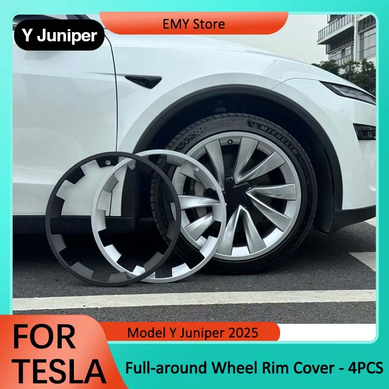 4pcs For Tesla Model Y Juniper 20Inch Wheel Rim Cover 2025 Car ABS Hubcap Protection Patch Anti-Scratch Model Y 2025 Accessories
4pcs For Tesla Model Y Juniper 20Inch Wheel Rim Cover 2025 Car ABS Hubcap Protection Patch Anti-Scratch Model Y 2025 Accessories