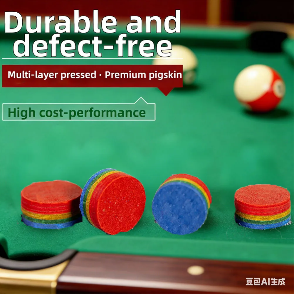 1/3pcs Billiards Cue Tip 11/13.5mm Colorful Multi-layered High Elasticity Rod Tip For All Skill Levels Billiards Pole Parts
1/3pcs Billiards Cue Tip 11/13.5mm Colorful Multi-layered High Elasticity Rod Tip For All Skill Levels Billiards Pole Parts