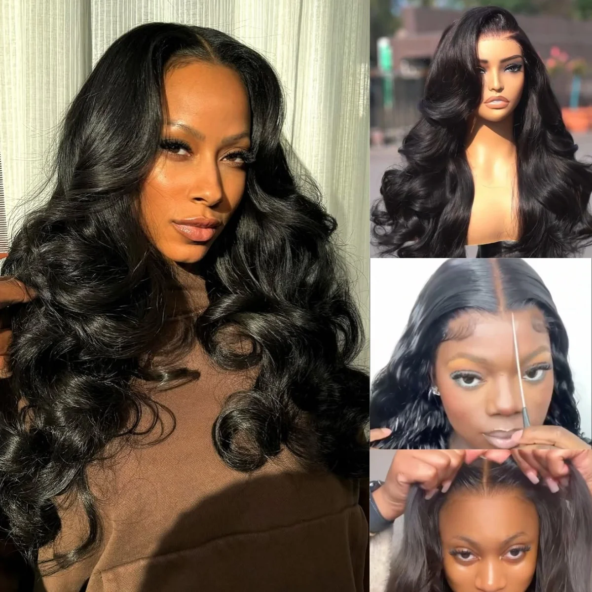 Ready To Wear Transparent Lace 200% Density Body Wave Lace Front Wigs Human Hair 5x5 Glueless Natural Color Women With Baby Hair
Ready To Wear Transparent Lace 200% Density Body Wave Lace Front Wigs Human Hair 5x5 Glueless Natural Color Women With Baby Hair