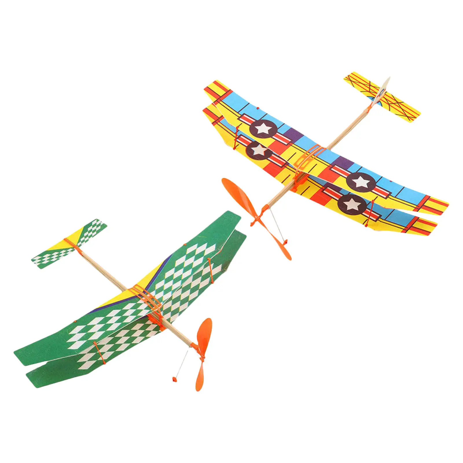 2Pcs Premium Rubber Band Driven Glider Plane Kit for Children DIY Learning Activity Promotes Parent Child Interaction Cognitive
2Pcs Premium Rubber Band Driven Glider Plane Kit for Children DIY Learning Activity Promotes Parent Child Interaction Cognitive