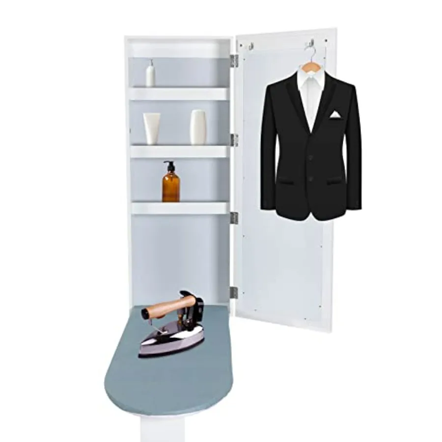 Wall Mounted Ironing Board Cabinet with Mirror Built in Garment Ironing Surface Foldable Storage Cabinet for Home rtment Small
Wall Mounted Ironing Board Cabinet with Mirror Built in Garment Ironing Surface Foldable Storage Cabinet for Home rtment Small