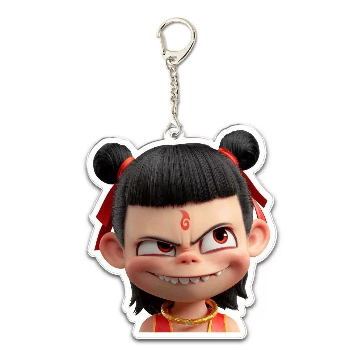 China's popular Nezha 2 devil child making havoc movie cute decorative schoolbag pendant acrylic keychain small gift
China's popular Nezha 2 devil child making havoc movie cute decorative schoolbag pendant acrylic keychain small gift