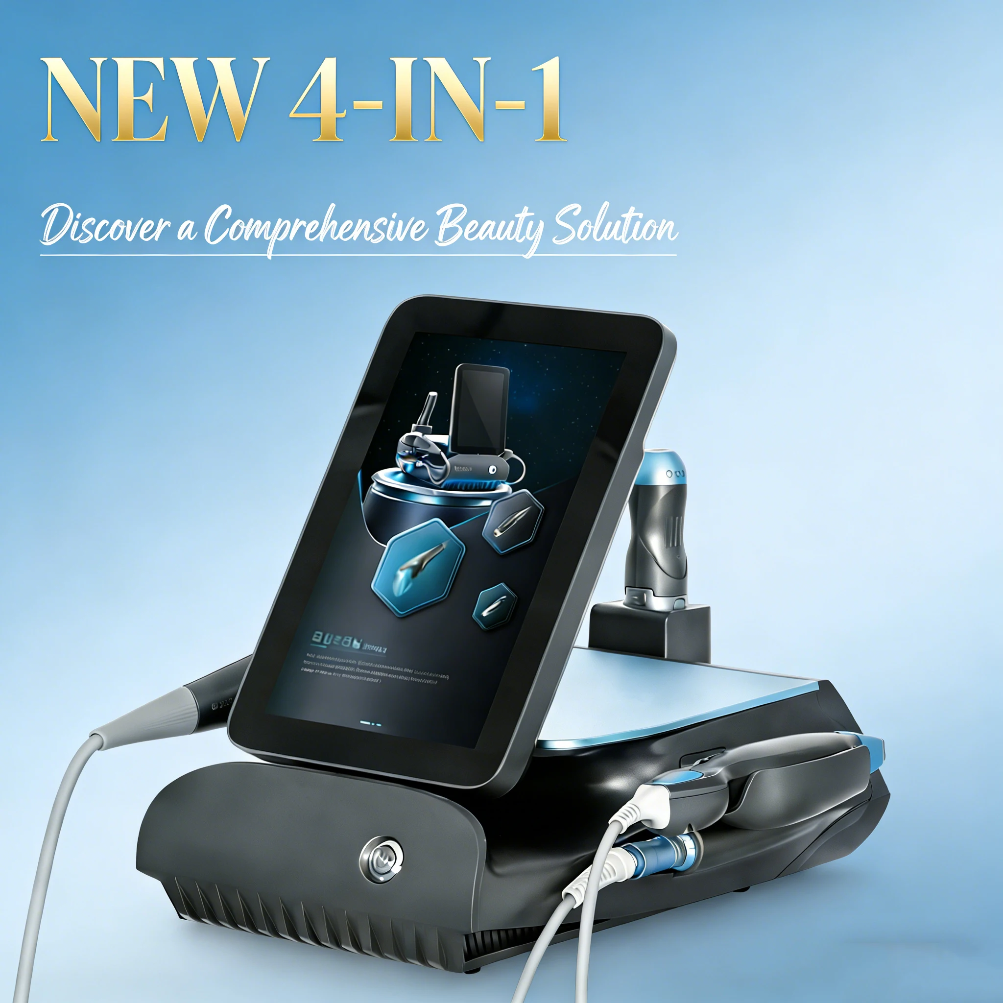 New Desktop Titanium Ultrasonic Device for Facial Lifting, Firming, Precision Carving, and Three in One Beauty Salon Use
New Desktop Titanium Ultrasonic Device for Facial Lifting, Firming, Precision Carving, and Three in One Beauty Salon Use