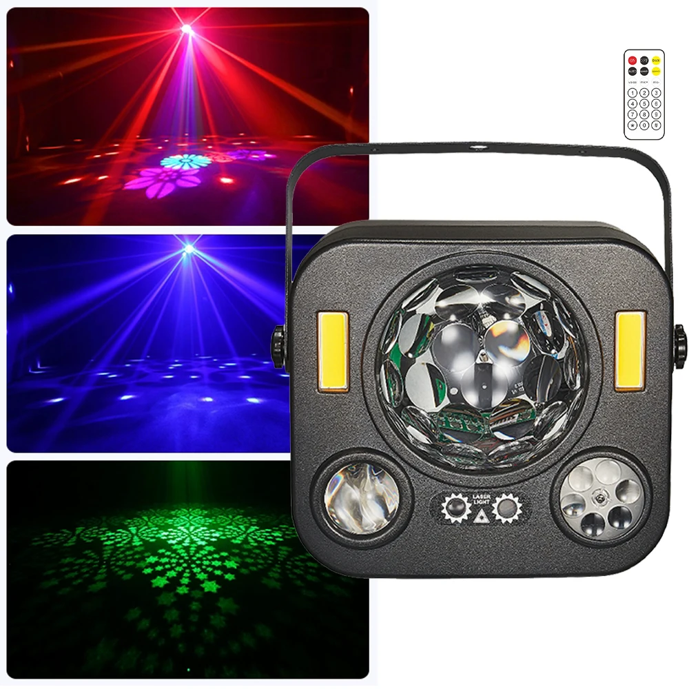 5IN1 Effect Water Wave Pattern Party Light Magic Ball Light Stage Strobe Lights Remote Control Laser Light Projector for Dj Bar
5IN1 Effect Water Wave Pattern Party Light Magic Ball Light Stage Strobe Lights Remote Control Laser Light Projector for Dj Bar