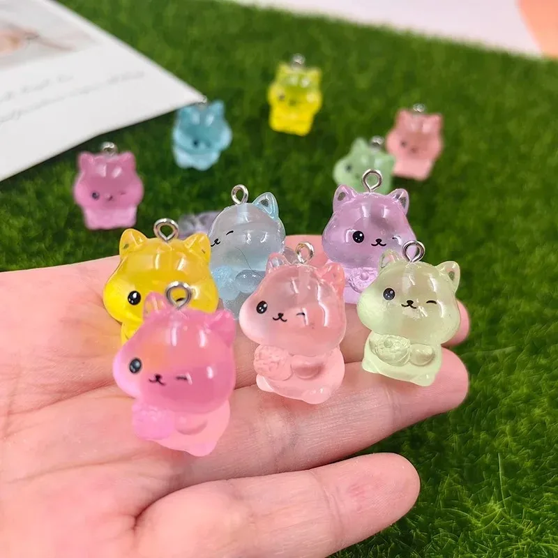 10pcs Kawaii Luminous Squirrel Charms for Jewelry Making Handmade Animals Pendants Crafts Diy Earrings Keychain
10pcs Kawaii Luminous Squirrel Charms for Jewelry Making Handmade Animals Pendants Crafts Diy Earrings Keychain