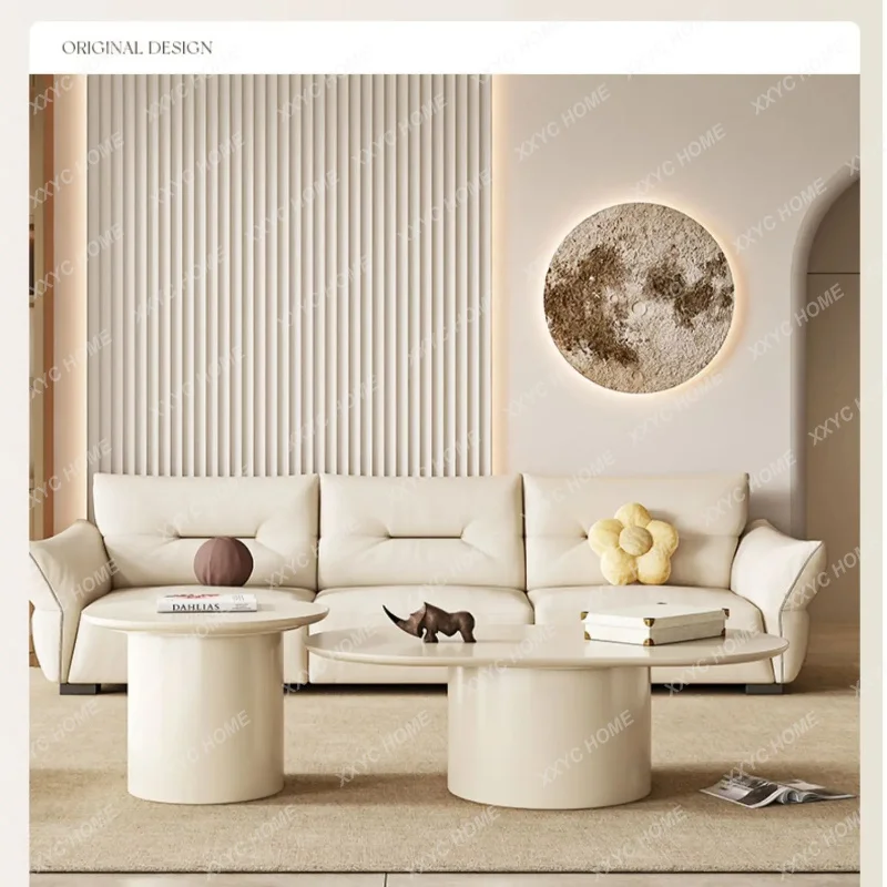 LModern Simple Baking Finish Tea Table Custard Simple Living Room Small Apartment round Balcony Table Small Coffee Table
LModern Simple Baking Finish Tea Table Custard Simple Living Room Small Apartment round Balcony Table Small Coffee Table