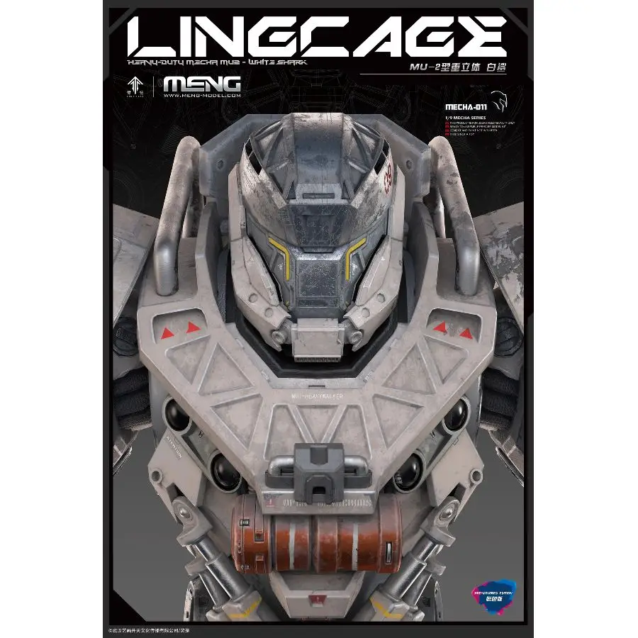 MENG MECHA-011 1/9 LINGCAGE Heavy-Duty Mecha M42-WHITE SHARK-Pleasant Color Ver.
MENG MECHA-011 1/9 LINGCAGE Heavy-Duty Mecha M42-WHITE SHARK-Pleasant Color Ver.