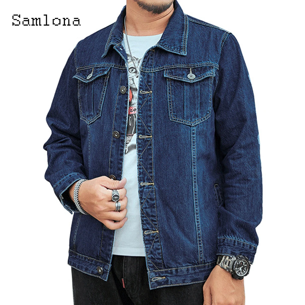 2025 Men's Stand Pocket Casual Vintage Basic Demin Jackets Dark Blue Notched Jean Top Outerwear Demin Clothing Plus Size S-8XL
2025 Men's Stand Pocket Casual Vintage Basic Demin Jackets Dark Blue Notched Jean Top Outerwear Demin Clothing Plus Size S-8XL
