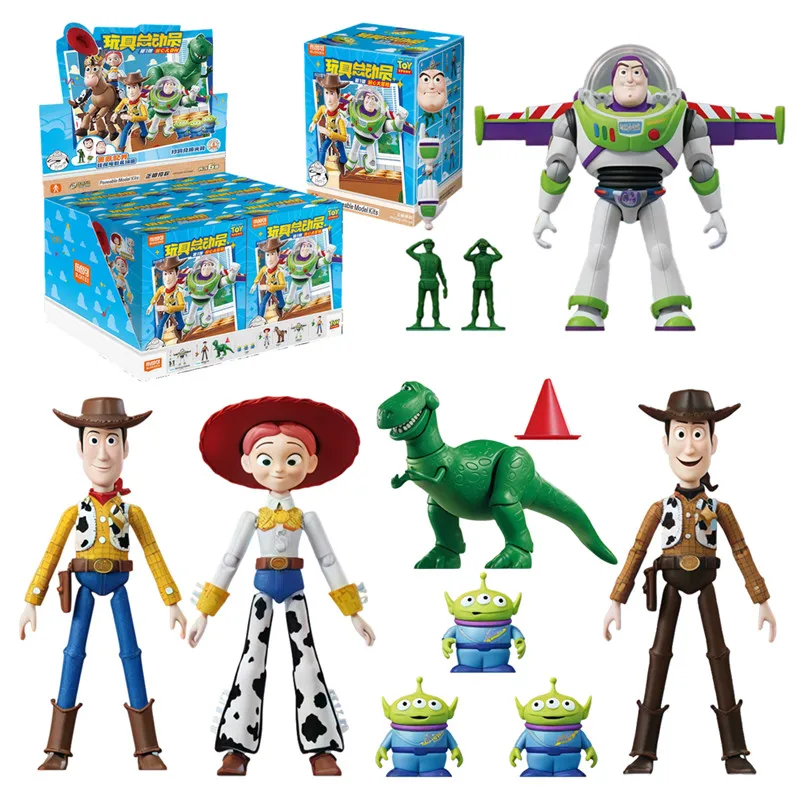Blokees Toy Story retro edition Woody Buzz Lightyear Jessie Rex Bullseye Aliens Articulated Action Figure assembly Model Toy
Blokees Toy Story retro edition Woody Buzz Lightyear Jessie Rex Bullseye Aliens Articulated Action Figure assembly Model Toy